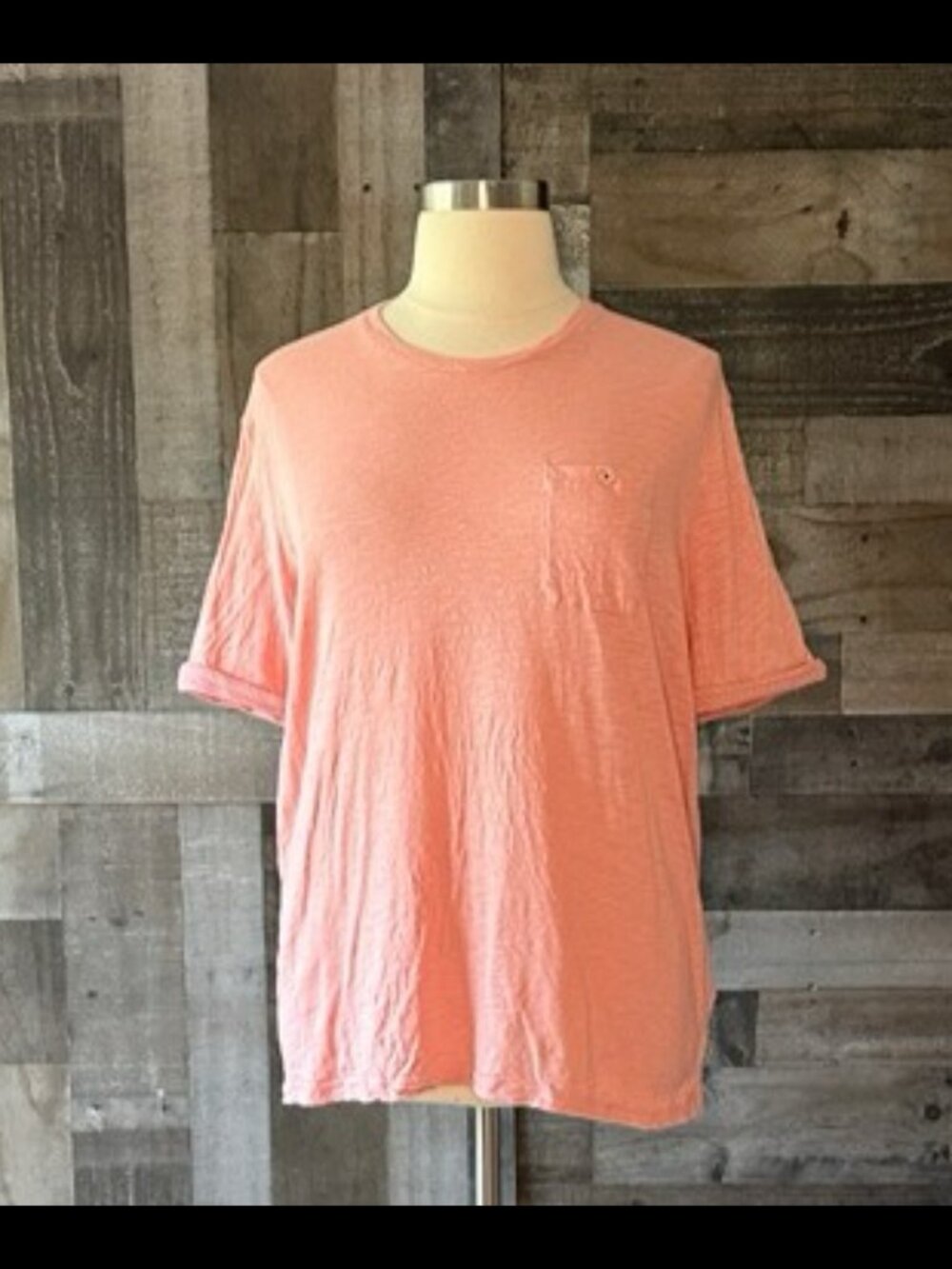 Men's Ted Baker salmon t-shirt 3XLarge pastel preppy designer sporty golf summer